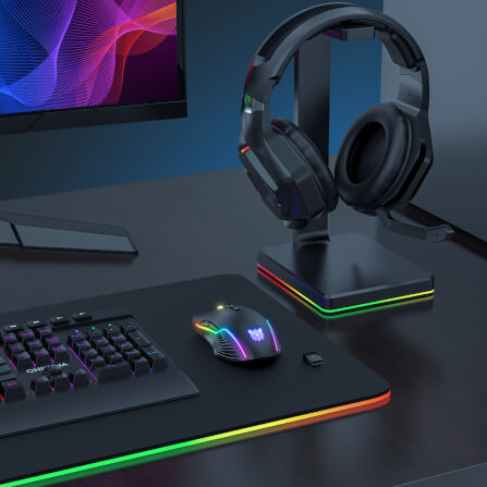 เมาส์เกมมิ่งไร้สาย ONIKUMA MIZU WIRELESS GAMING MOUSE - สีดำ_8
